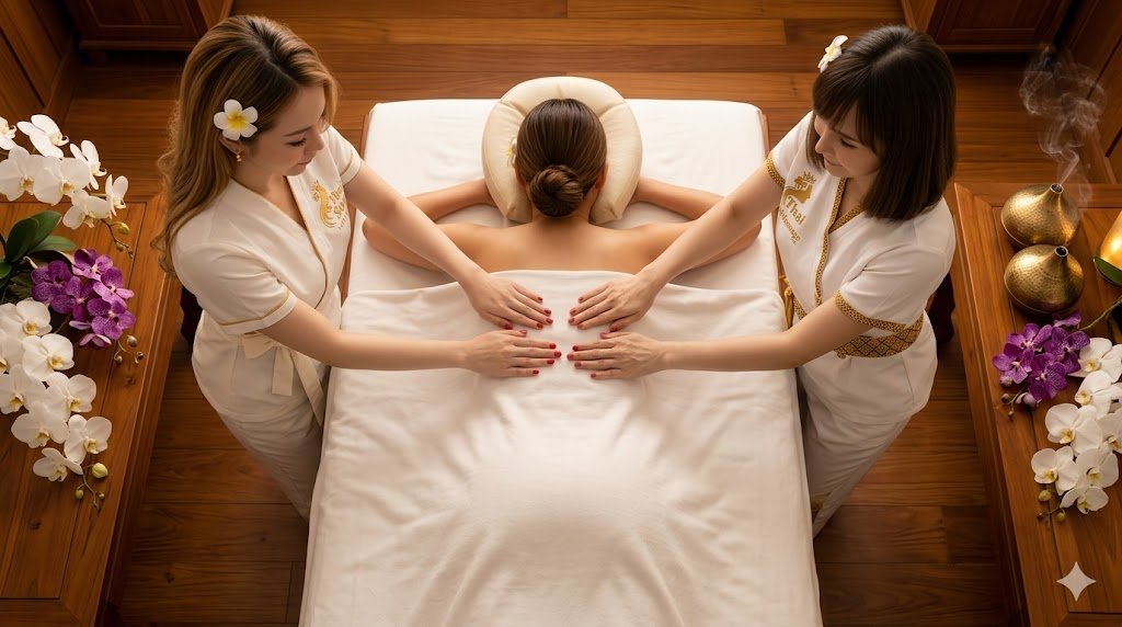 ทำไมต้องนวดโฟร์แฮนด์? สุนทรียภาพแห่งการบำบัดด้วยนักบำบัดสองท่านที่เหนือกว่าการนวดไทยทั่วไป